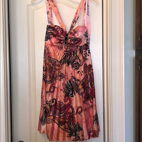 B Darlin Dresses & Skirts - Multi colored pattern pleated dress size 3/4